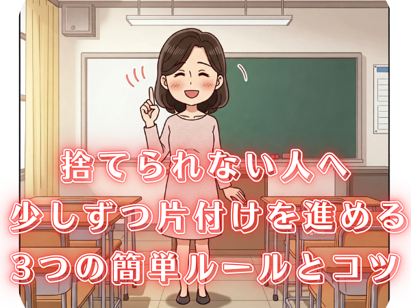 捨てられない 片付け コツ