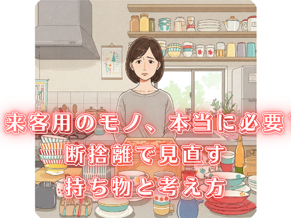 来客用 断捨離 片付け