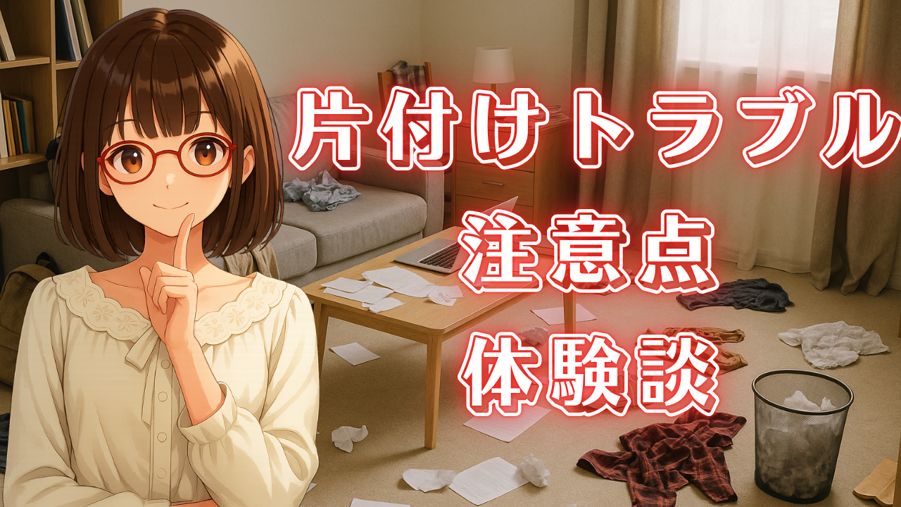 片付け 家族 トラブル 注意点