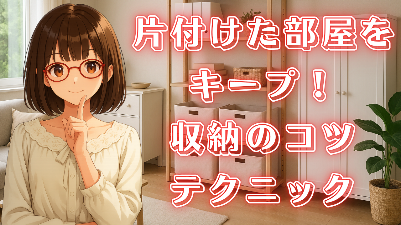 片付け 収納 キープ