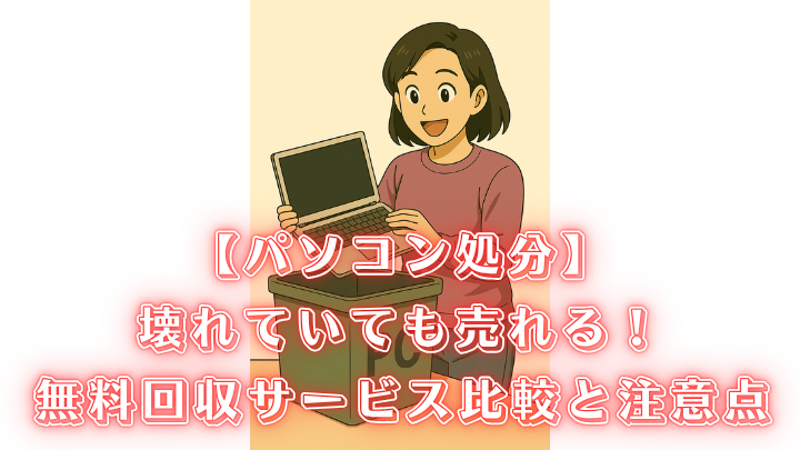 パソコン 売る 壊れている