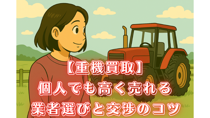 重機 買取 個人