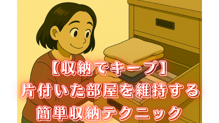 片付け 収納 キープ