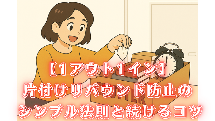 片付け 1アウト1イン リバウンド防止
