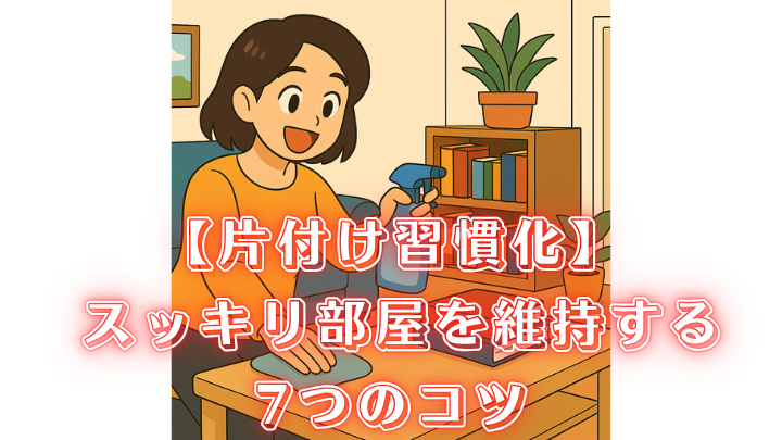 片付け 習慣化 維持