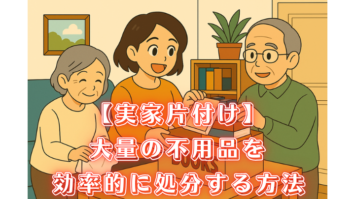 実家 片付け 不用品 処分