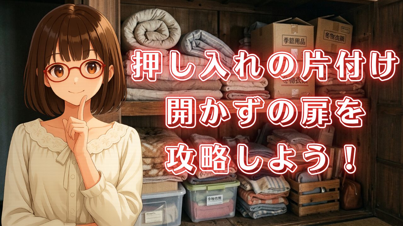 押し入れ 物置 片付け 断捨離