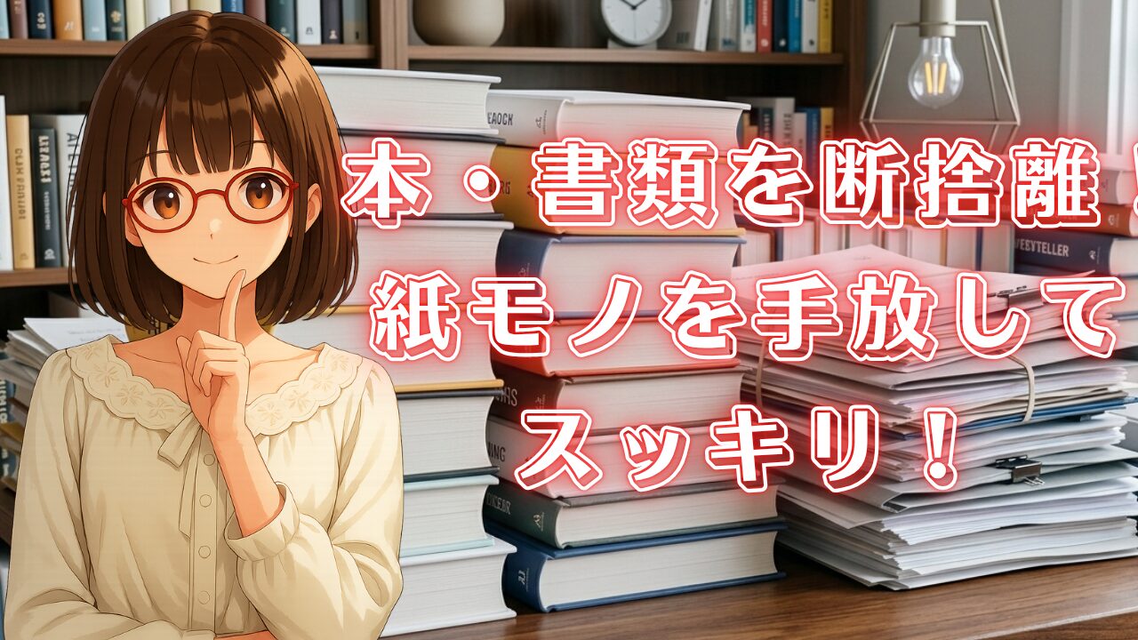 本 書類 断捨離 片付け