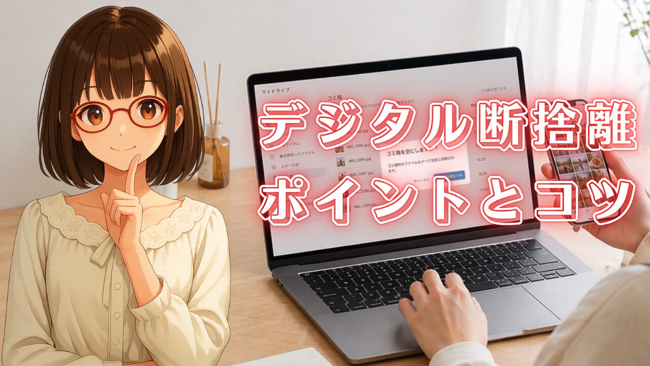 デジタル断捨離 入門 ポイント コツ