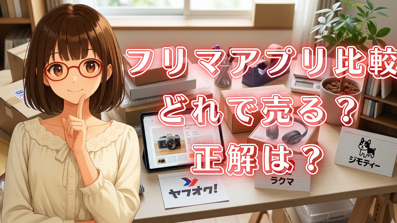 フリマ アプリ 比較