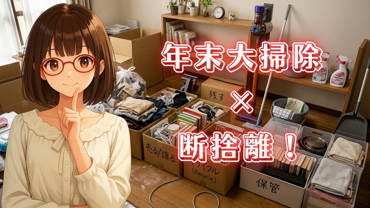 大掃除 断捨離 方法 コツ
