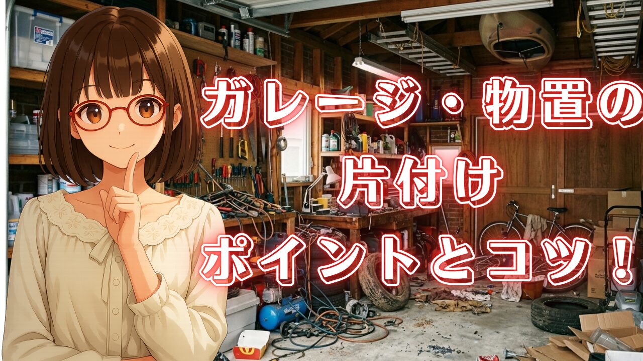 ガレージ 物置 片付け 断捨離