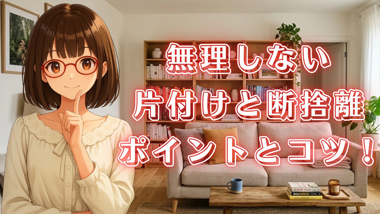 無理しない 片付け 断捨離