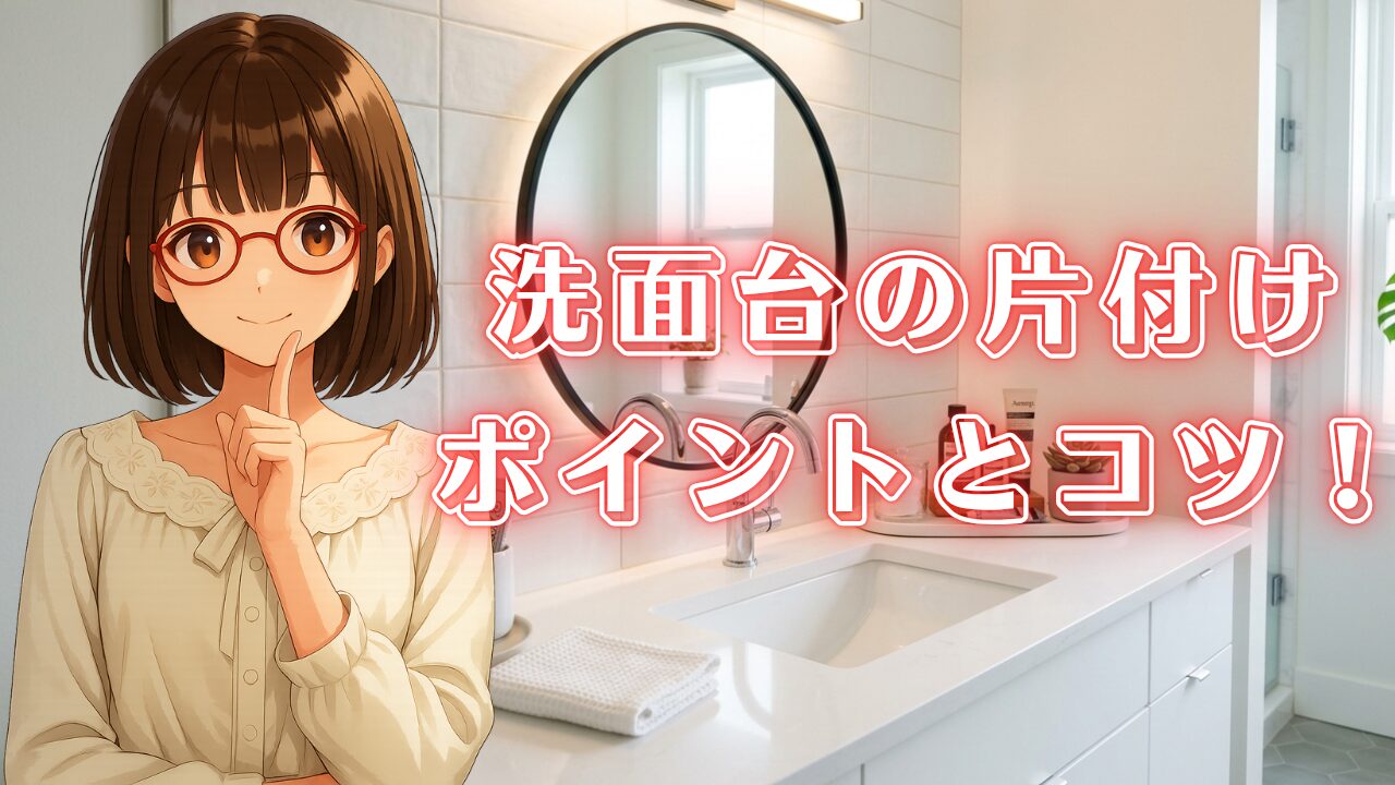 洗面台 片付け 断捨離