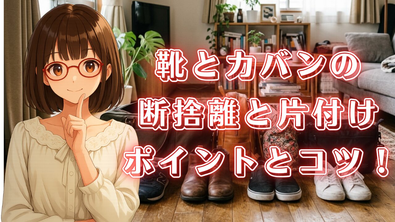 カバン 靴 片付け 断捨離