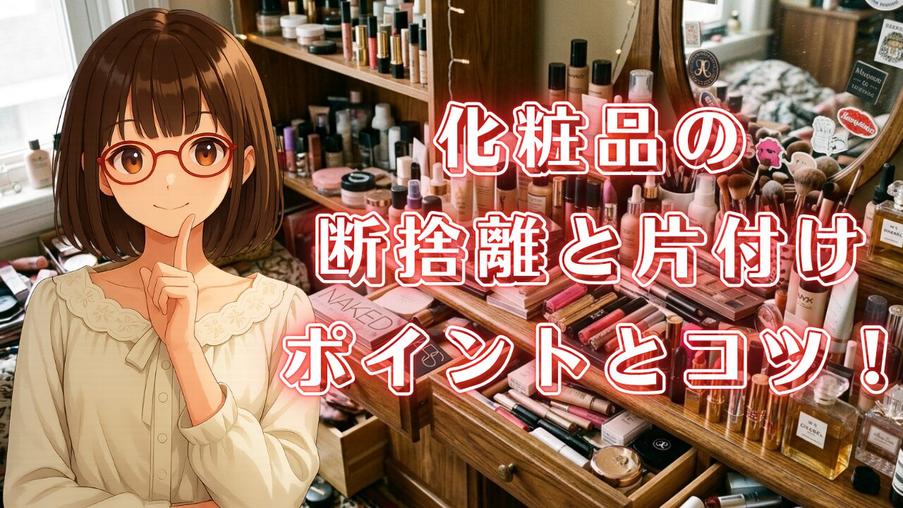 化粧品 スキンケア 断捨離 片付け