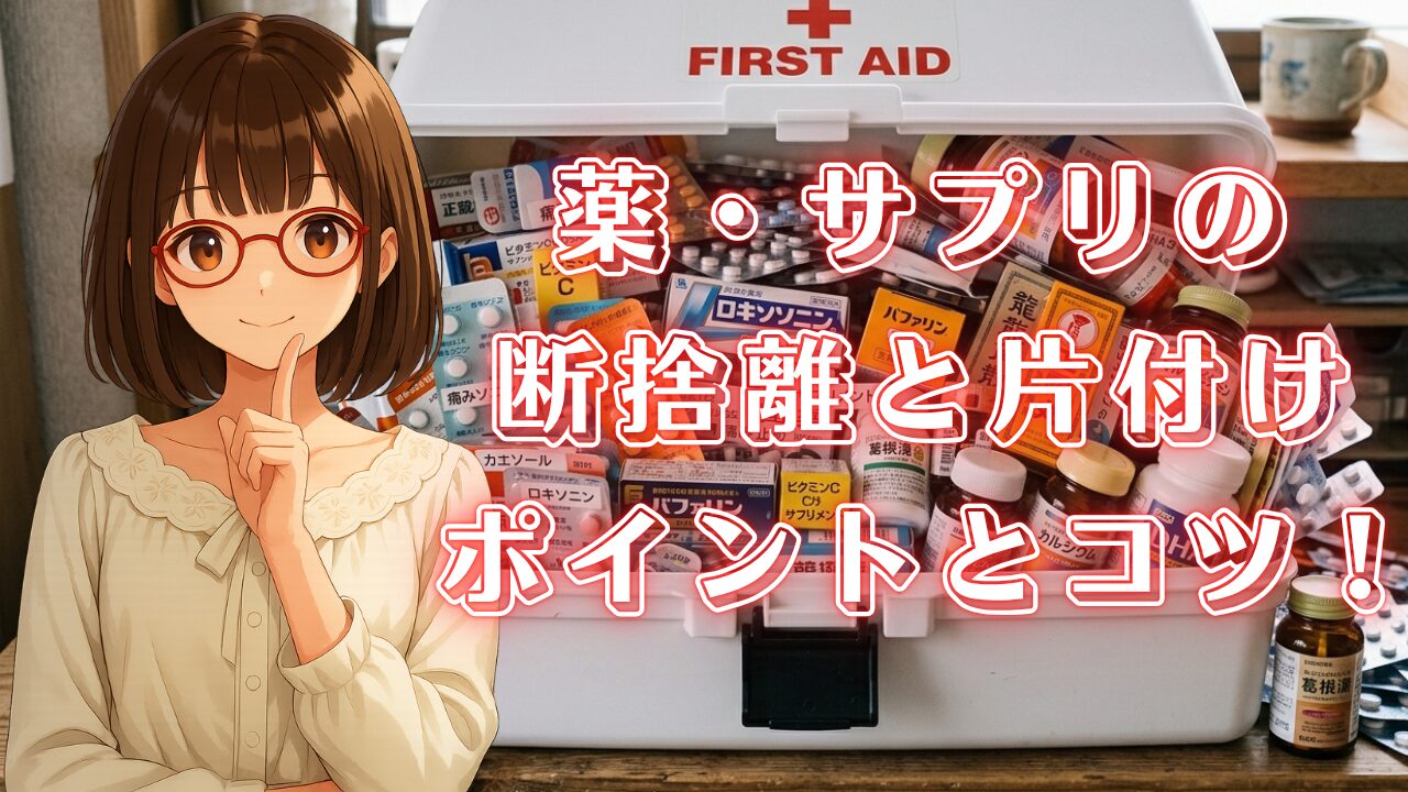 薬 サプリ 断捨離 片付け