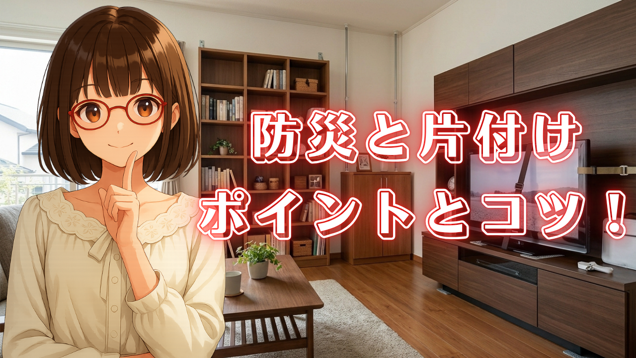 防災 片付け 断捨離